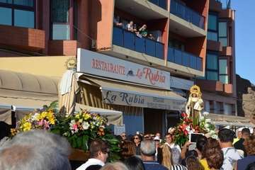 Procesión marítimo-terrestre de Melenara (Foto TA)